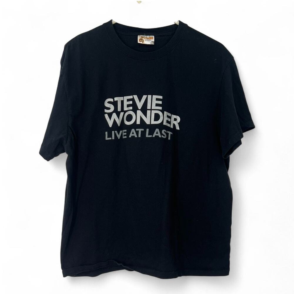 STEVIE WONDER LIVE AT LAST | XL | Vintage Tee Concert T-shirt Unisex Women 2014